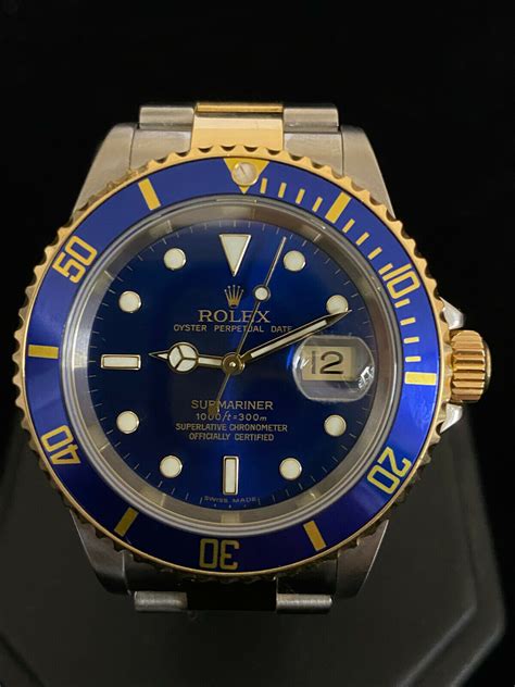 gold and blue rolex submariner for sale|Rolex Submariner blue price new.